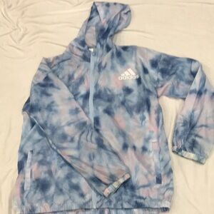 Adidas Kids Pastel Tie-Dye Raincoat